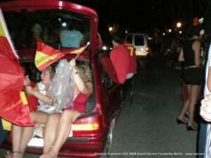 España campeona en coche