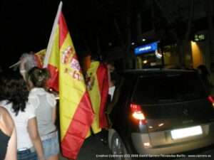 Banderas en la celebración