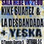 Cartel Concierto de Yeska en la Sala Hebe