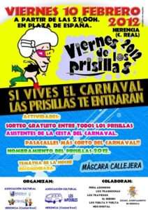 Cartel Viernes de los Prisillas Cartel Viernes de los Prisillas