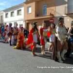 Participantes en el Ofertorio del Carnaval de Herencia entrando a Ofrecer