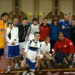 Algunos participantes del torneo 3x3 de baloncesto
