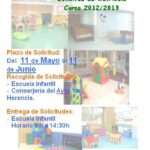 CARTEL APERTURA PLAZO MATRICULA ESCUELA INFANTIL HERENCIA