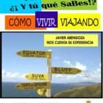 Cartel vivir viajando Cartel vivir viajando