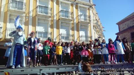 Flashmob y festival de coreografías del Domingo de las Deseosas del Carnaval de Herencia 2014