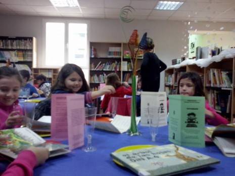 Lectaurante en la biblioteca municipal de Herencia