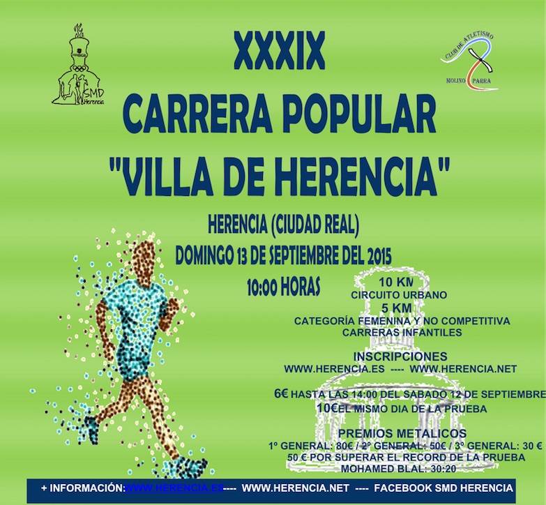 XXXIX carrera popular Villa de Herencia