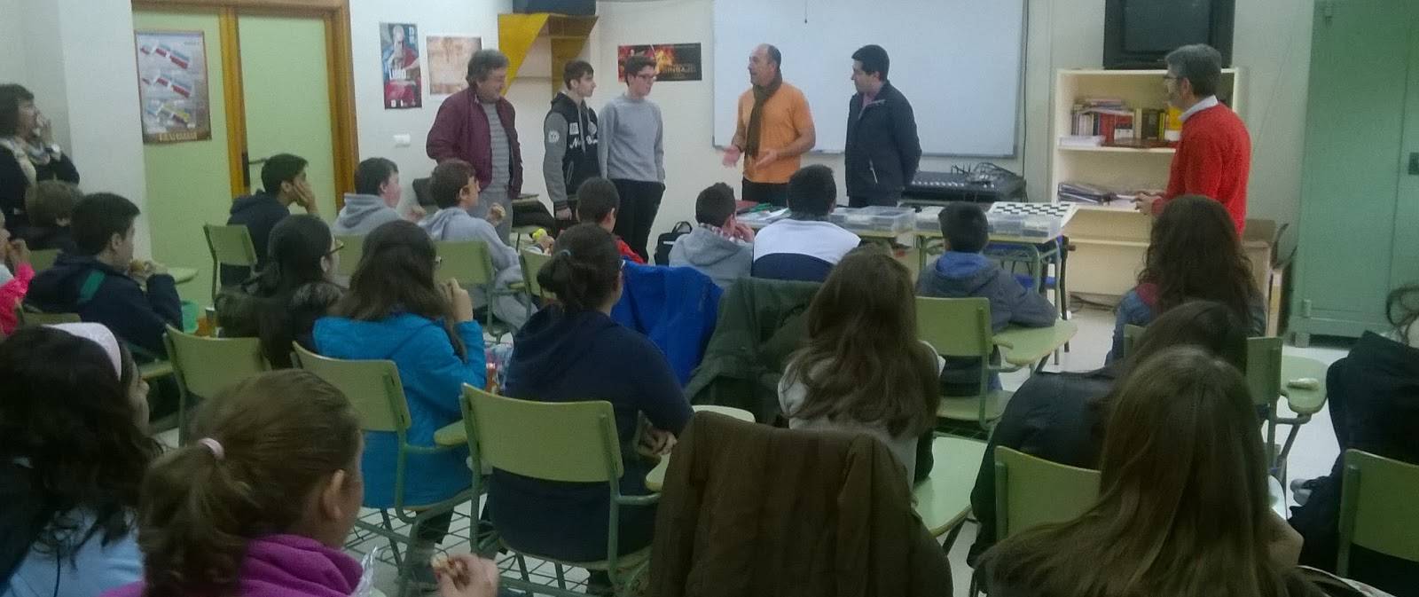 El AMPA Jesús Ruiz colabora con el club de ajedrez del grupo Athropos de Herencia1