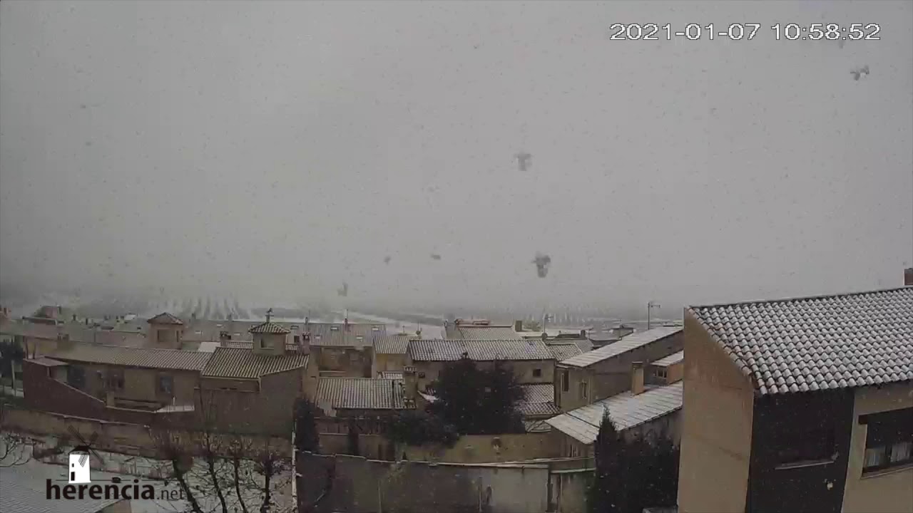 Nevada en Herencia (Ciudad Real) - 7 de enero 2021