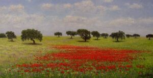 Amapolas en la Dehesa de MF. Caballero