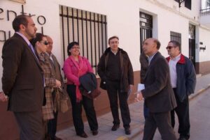 La Delegada de Cultura, Turismo y Artesanía visitó las obras parroquiales 3