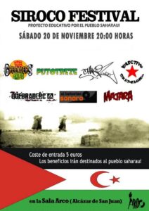Grupos de Herencia participarán en el Siroco Festival pro Sahara 3