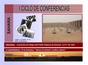 El sábado una conferencia mostrará la situación actual del Sahara Occidental 3