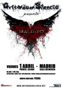 GeS_Cartel_Madrid_concierto_Yeska Yeska actuará en la sala Heineken de Madrid este viernes 1