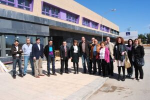 La consejera de Educación, Ciencia y Cultura, María Ángeles García, visitó Herencia 5