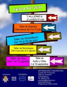 Talleres de verano para jóvenes en Herencia Actividades para jóvenes durante el verano 1