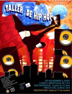 Abierto el plazo de inscripción para el Cruso de Hip Hop Joven 1