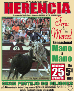 Presentación del cartel de la corrida de rejones Feria y Fiestas 2011 3