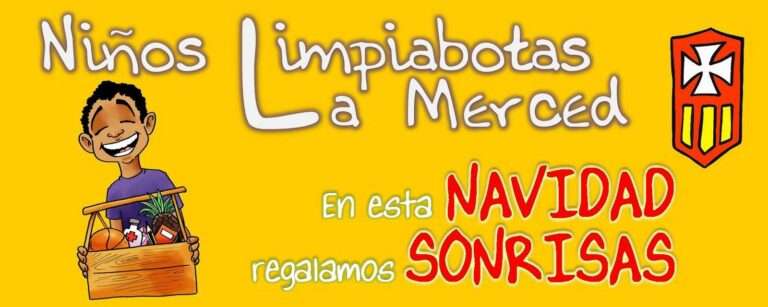 Cartel Navidad Fundación Niños Limpiabotas - La Merced