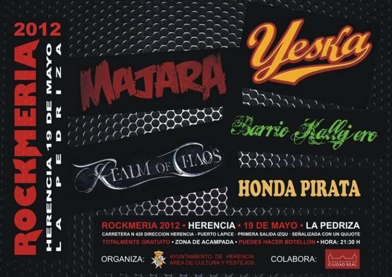 CARTEL ROCKMERIA 2012 Herencia
