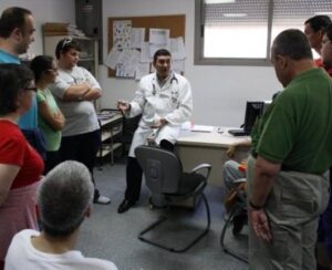 Visita al Centro de Salud de los usuarios del Centro Ocupacional de Herencia Visita al Centro de Salud de los usuarios del Centro Ocupacional de Herencia