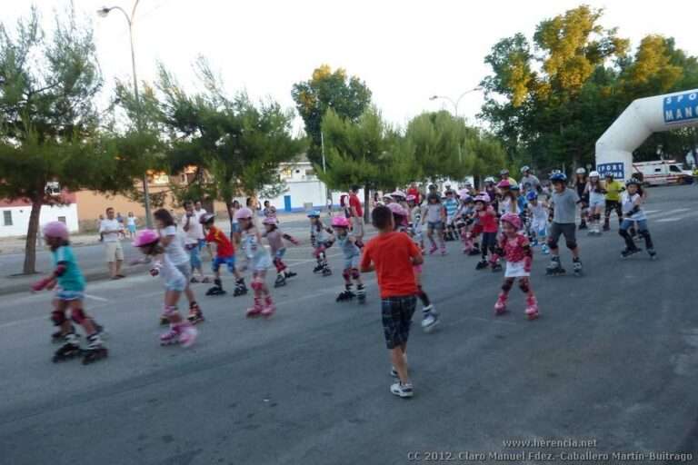 Primera patinada popular de Herencia