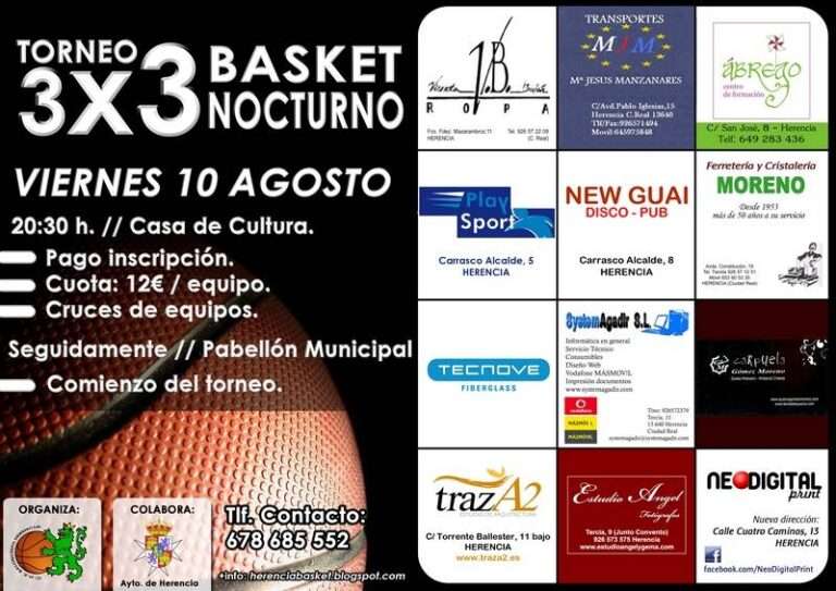 Torneo 3x3 de baloncesto