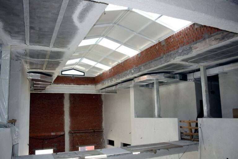 Obras en la nueva escuela de musica