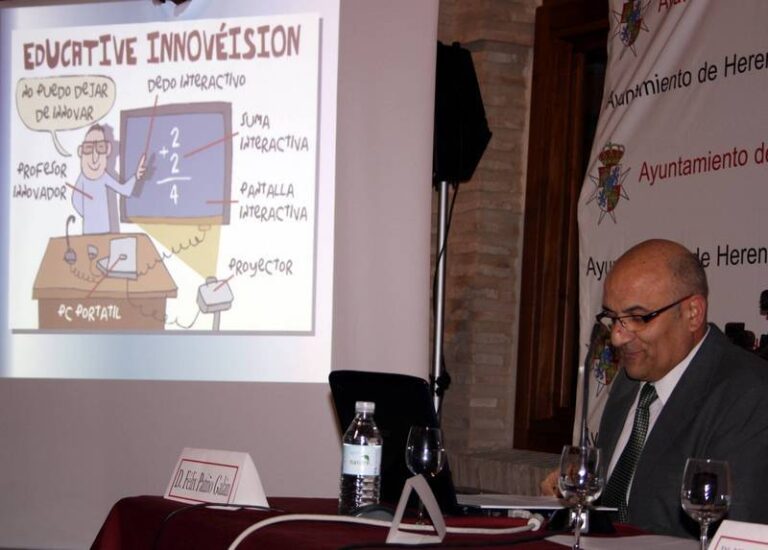 Momento de la ponencia de Félix Patiño durante el X Festival del Aprendizaje de Herencia