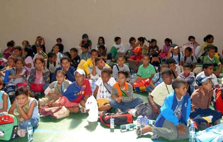 Foto de archivo. Recepción niños saharauis en Herencia