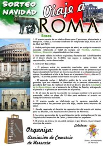 cartel-viaje-roma-asociación-comercio-herencia cartel-viaje-roma-asociación-comercio-herencia