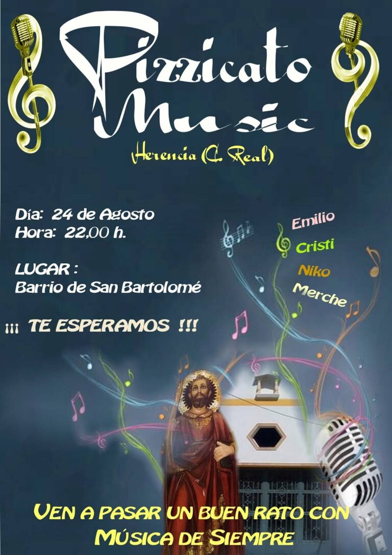 cartel concierto san bartolome - Pizzicato Music - Herencia 2013