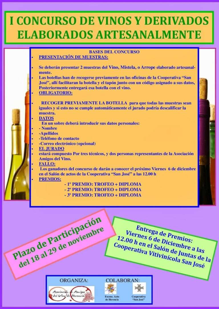 CONCURSO DE VINOS herencia