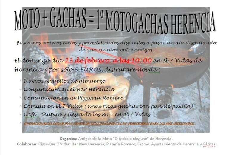 Concentración motera "Motogachas" de Herencia