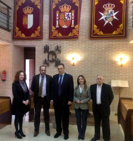 El director general de Administraciones Públicas de Castilla-la Mancha visita Herencia