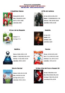 Horarios películas