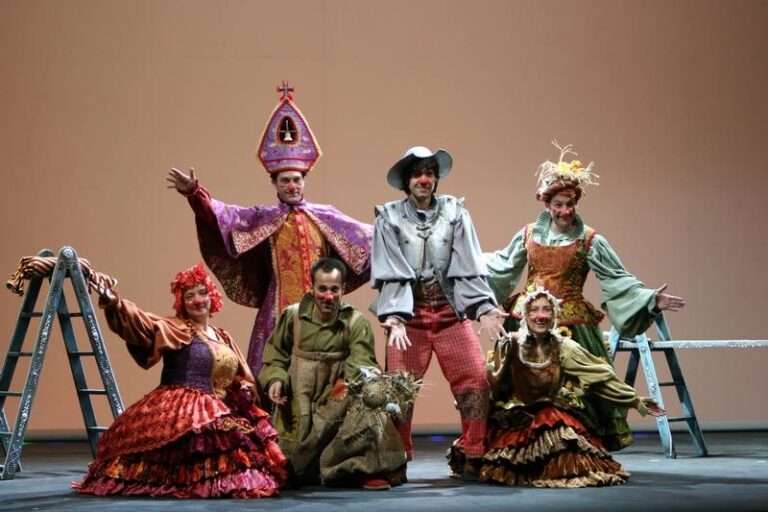 Clown Quijote de La Mancha. Vestuario de Rafael Garrigós. Fotografía de Sofía Menéndez