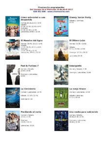 cartelera de cinemancha del 24 al 29 de abril