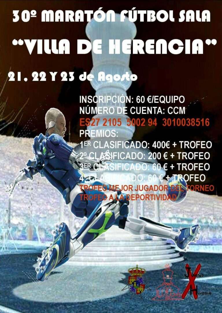 30 maratón fútbol sala "villa de Herencia"