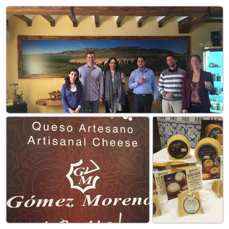 Visita de importadores canadienses a las instalaciones Quesos Gomez Moreno