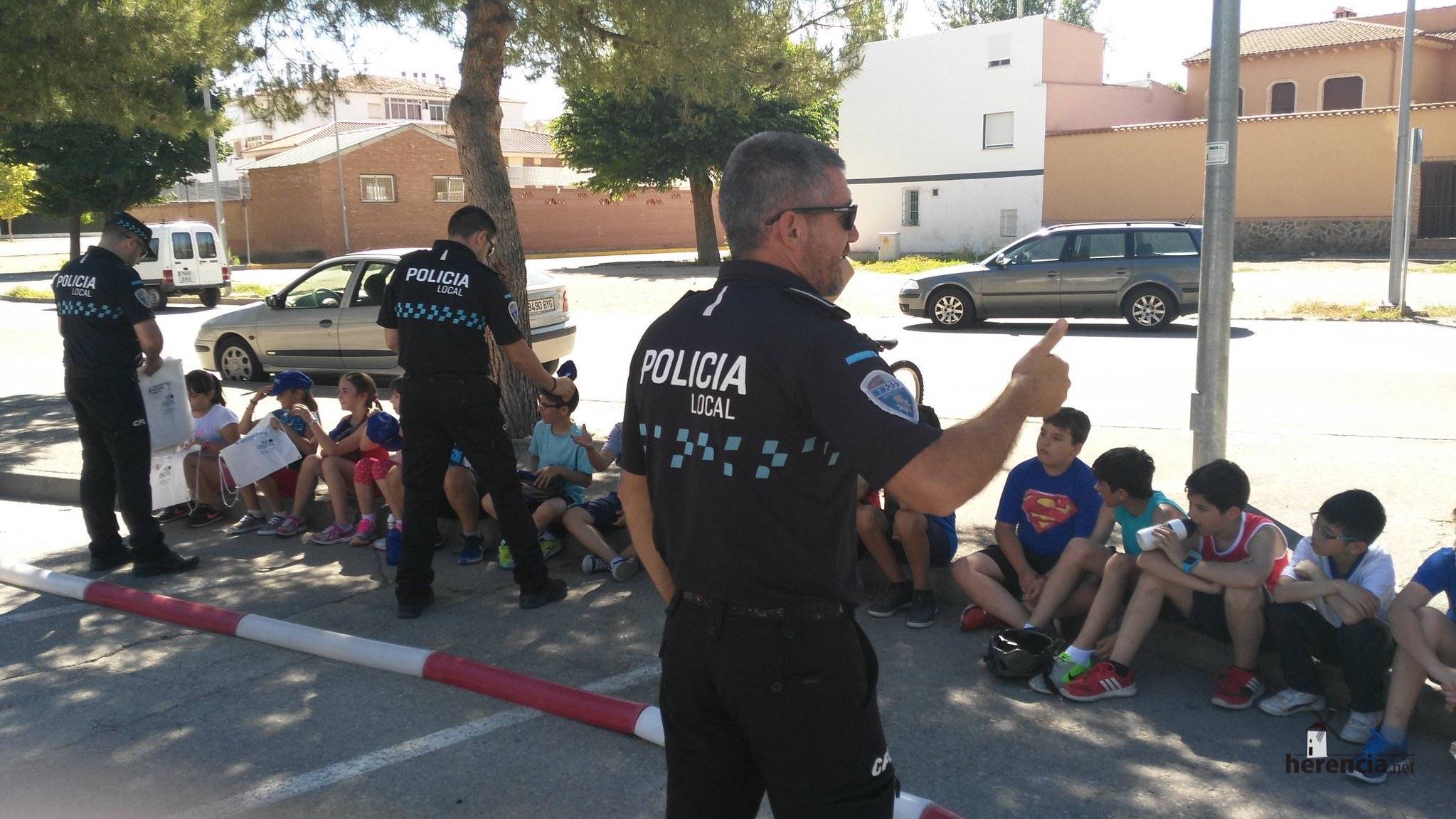 educacion vial colegios policia local herencia - 1