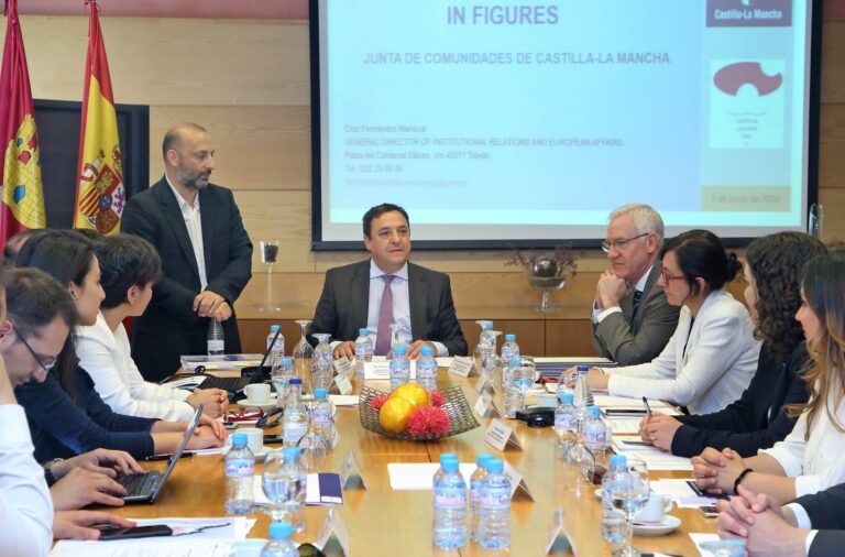 Reunión sobre fondos europeos en castilla-la mancha