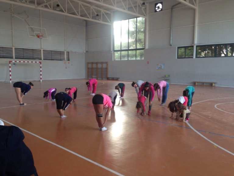 grupo de gimnasia rítimica del servicio municipal de deportes de Herencia