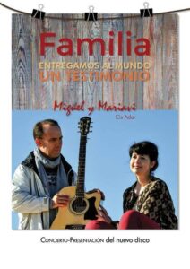 Cis Adar, ofrecerán un concierto en Alcázar de San Juan Cartel presentación disco familia 212x300 - Cis Adar, ofrecerán un concierto en Alcázar de San Juan