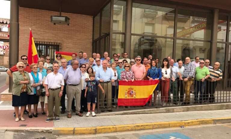 Concentración PP Herencia en defensa de Unidad Nacional de España