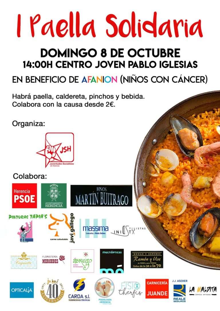 I Paella Solidaria Herencia