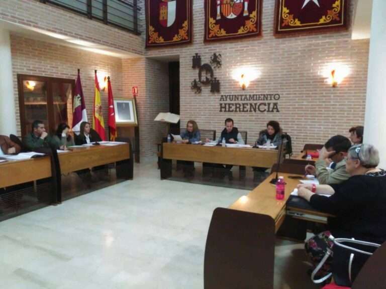 Pleno Municipal de Herencia en noviembre 2017