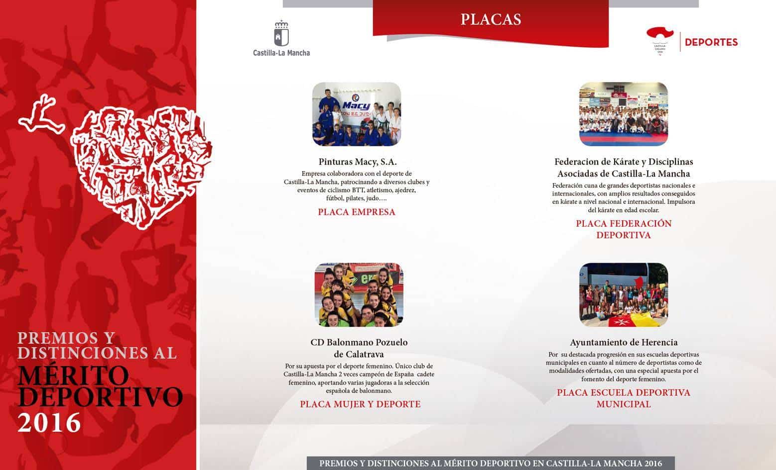 Las Escuelas Deportivas de Herencia reciben la Placa al Mérito Deportivo 3