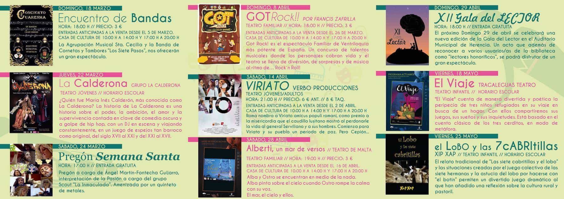 Programación cultural primavera-verano 2018 del Auditorio Municipal 6