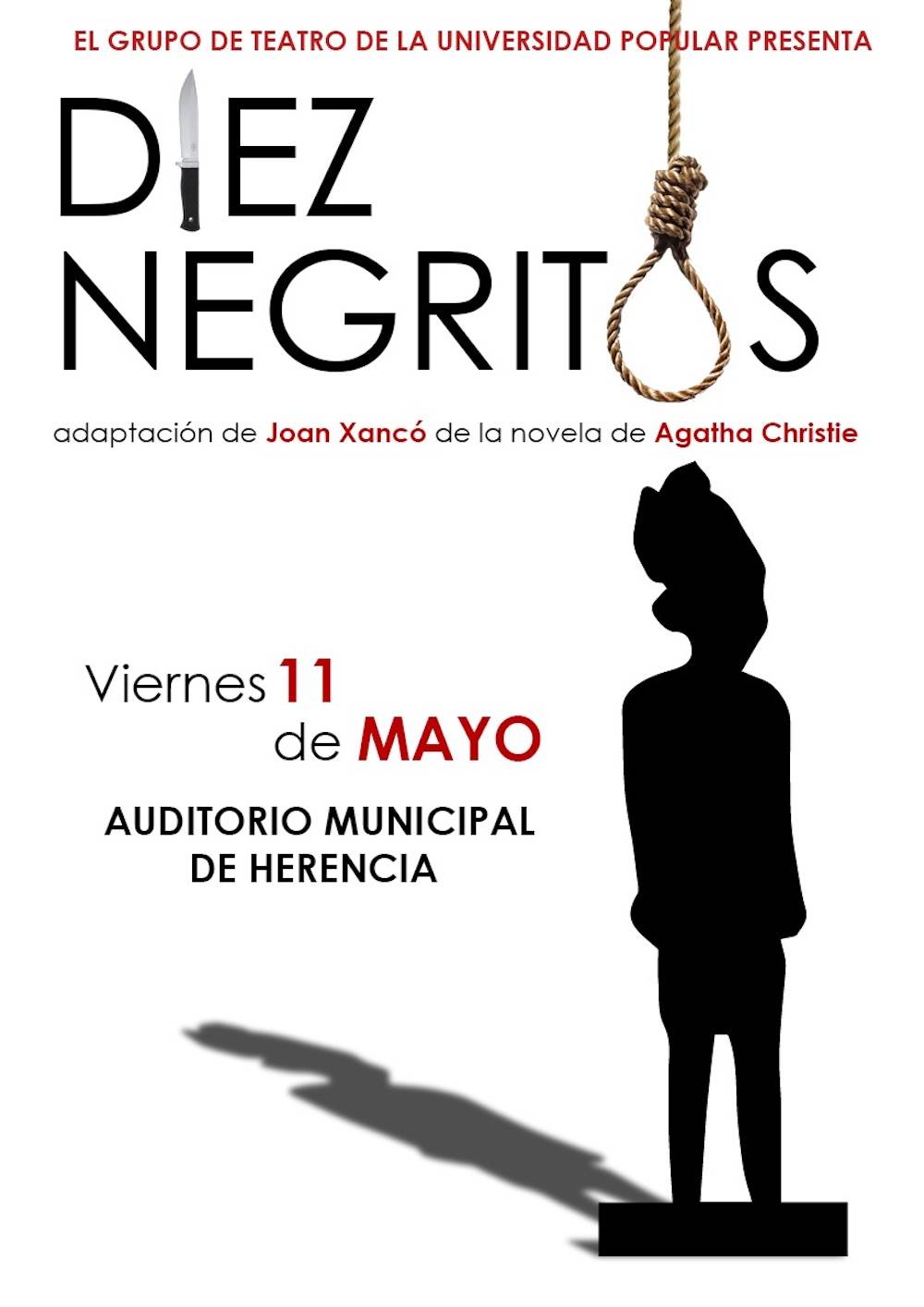 Grupos de Teatro de Herencia presenta la obra "Diez Negritos" 3